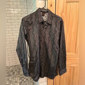 Tulliano Men’s Dress Shirt Retro Medium